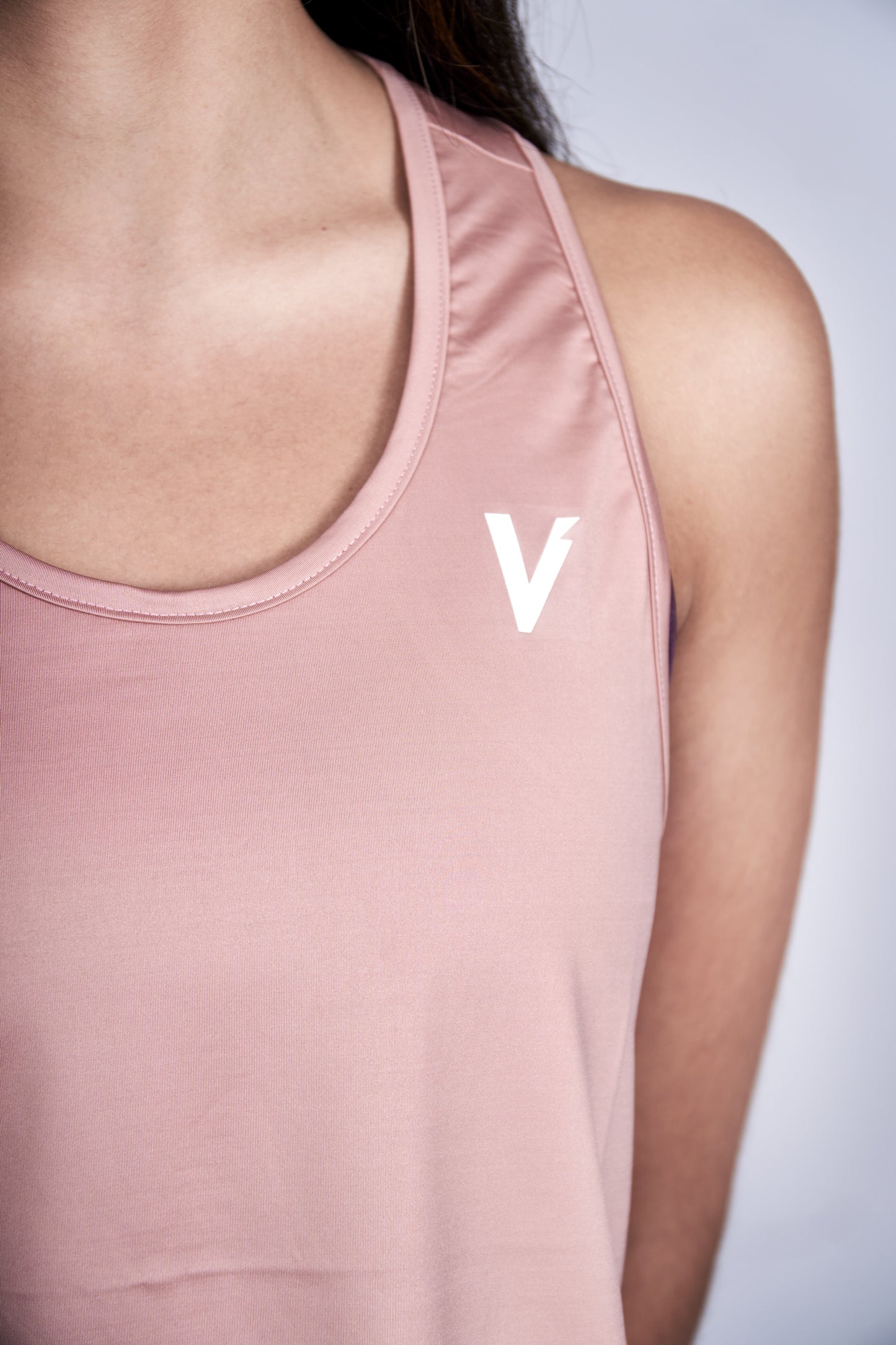 Dupla Comfort Tank White & Pink