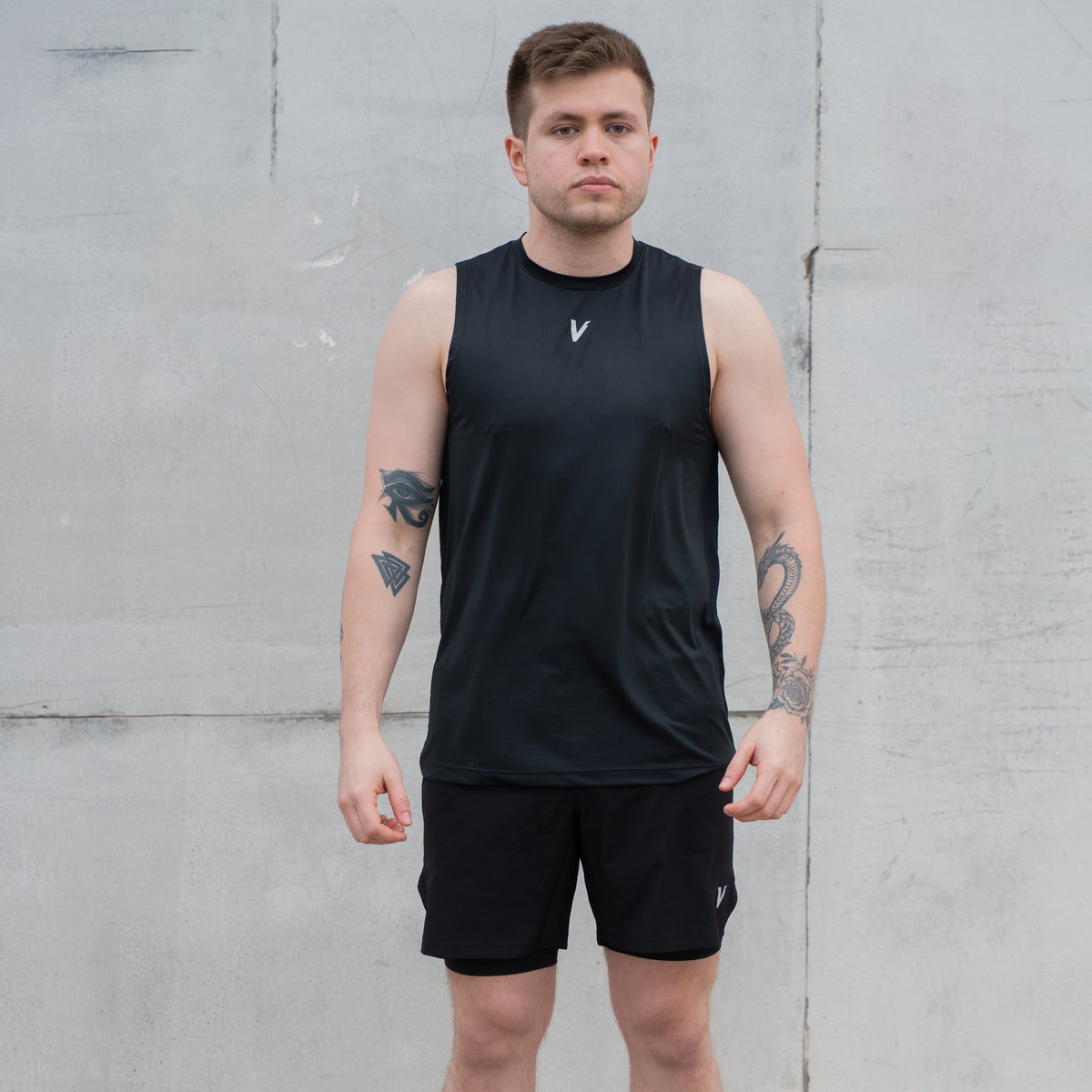 Musculosa Running Black